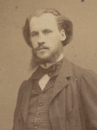 Charles Lenepveu zeneszerző portréja 1840-1910, 1870. alkotó: Etienne Carjat