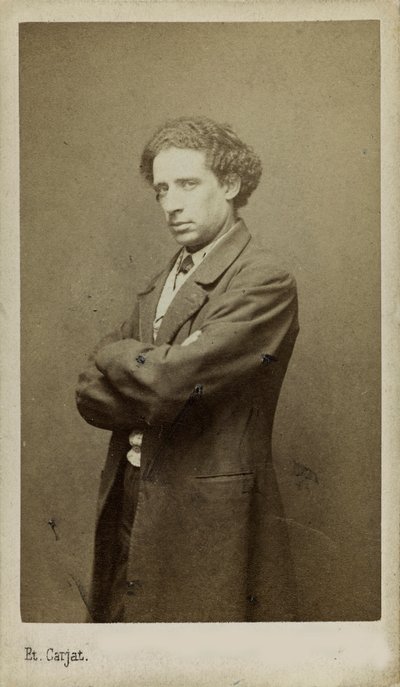 Olivier Métra zeneszerző portréja 1830-1889 . alkotó: Etienne Carjat