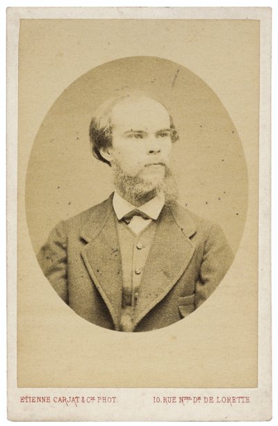 Paul Verlaine költő portréja 1844-1896, c. 1870 alkotó: Etienne Carjat