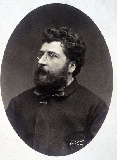 Georges Bizet zeneszerző portréja. alkotó: Etienne Carjat