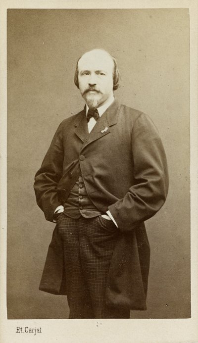 Victor Massé zeneszerző portréja 1822-1884, kb. 1865. alkotó: Etienne Carjat