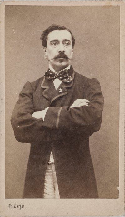 Alfred Stevens festő portréja 1828-1906, c. 1870. alkotó: Etienne Carjat