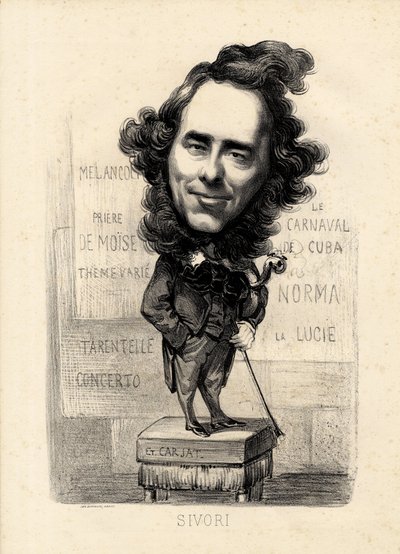 repülő levél – Etienne Carjat (1826-1906) illusztrációja: Sivori Camille Camillo (1815-1894) alkotó: Etienne Carjat
