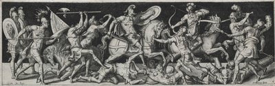 Harcok és diadalok, valószínűleg 1560-as évek. alkotó: Etienne Delaune