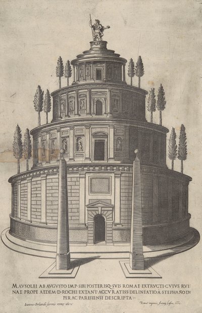 Mausoleums Ab Augusto Imp alkotó: Etienne Duperac
