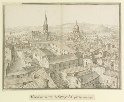 Az avignoni kollégium egy része  1617 : Az avignoni kollégium egy részének birtokba vétele 1617-ben. január 3. alkotó: Etienne Martellange