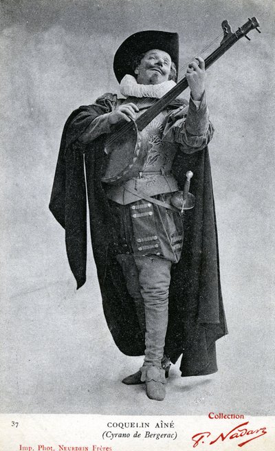 Constant Poppy alias Coquelin aîné (1841 - 1909) Cyrano de Bergerac jelmezében (fotó) alkotó: Etienne Neurdein