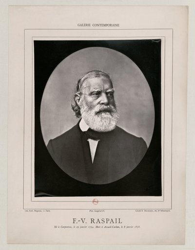 François Vincent Raspail Neurdein BNF Gallica alkotó: Etienne Neurdein
