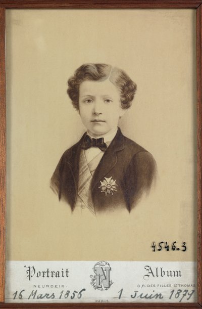Imperial herceg portréja alkotó: Etienne & Neurdein Louis Antonin (1846 p. 1915) Neurdein