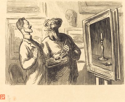Egy realista mindig talál egy realistábbat, aki csodálja őt alkotó: Etienne after Honoré Daumier
