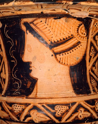 Részlet egy kehely alakú kráterből Spinából (Emilia Romagna). Etruszk civilizáció, Kr. e. 4. század. alkotó: Etruscan