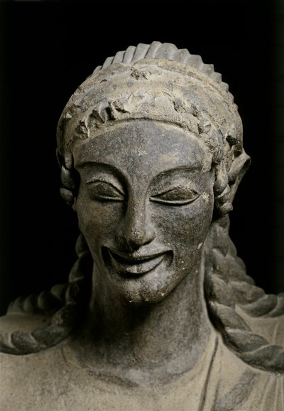 ETRUSCAN ART: Kr. e. 510-490 körül. Veius, szentély, Kr. e. 510-490 körül (terrakotta). alkotó: Etruscan