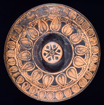 Patera. Vörös alakos kerámia Spinából (Emilia Romagna). Etruszk civilizáció, Kr. e. 4. század. alkotó: Etruscan