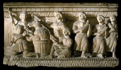Etruszk művészet: „” Ulysses és társai a Circe-vel való találkozás során”” (Odyssee d