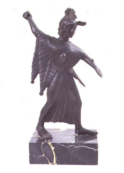 Minerva harcok figurája, etruszk (bronz) alkotó: Etruscan Etruscan