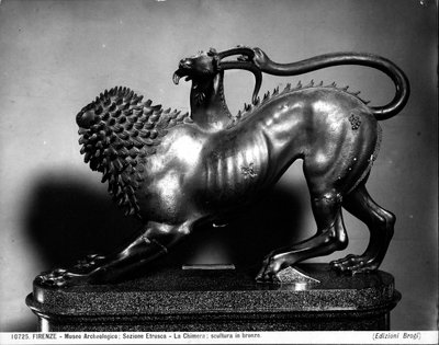 Bellerophon sebesült kimérája (bronz) (részletesen lásd: 104199) alkotó: Etruscan Etruscan