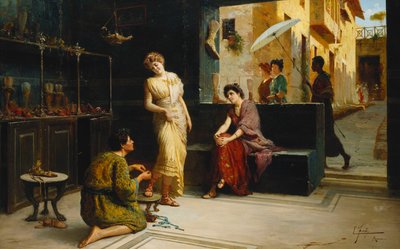 Lo Stilisa, Pompei (olaj, vászon) alkotó: Ettore Forti