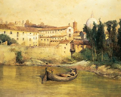 Olaszország, Róma, régi Santo Spirito Kórház Sassiában (Saxia), Ettore Roesler Franz alkotó: Ettore Roesler Franz