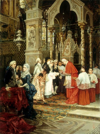 A keresztelő alkotó: Ettore Simonetti