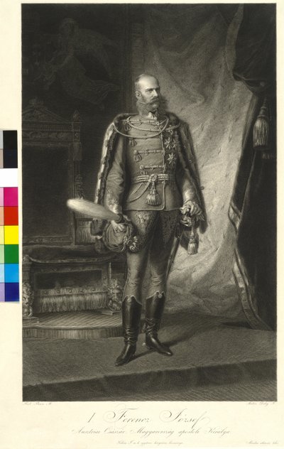 I. Ferenc József osztrák császár alkotó: Eugen Doby