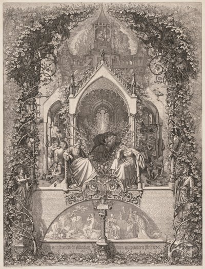 Briar Rose (Csipkerózsika) alkotó: Eugen Napoleon Neureuther