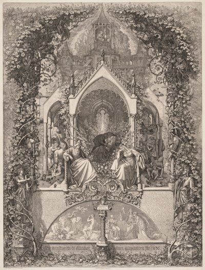 Briar Rose Csipkerózsika, 1836. alkotó: Eugen Napoleon Neureuther