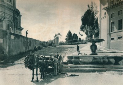 A Vatikán hátsó részén, a Múzeumok és a Pénzverde közelében, Róma, Olaszország, 1927 alkotó: Eugen Poppel
