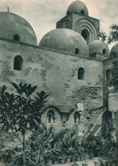 San Giovanni degli Eremiti templom, Palermo, Szicília, Olaszország, 1927. alkotó: Eugen Poppel