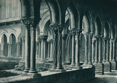 A bencés kolostor kolostorai, Monreale, Szicília, Olaszország, 1927 alkotó: Eugen Poppel