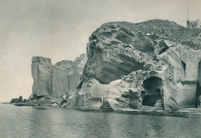 Egy kénes forrás bejárata, Ischia, Olaszország, 1927 alkotó: Eugen Poppel