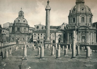 Traianus fórum, Róma, Olaszország, 1927 alkotó: Eugen Poppel