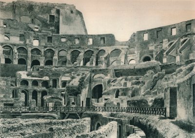 A Colosseum belseje, Róma, Olaszország, 1927 alkotó: Eugen Poppel
