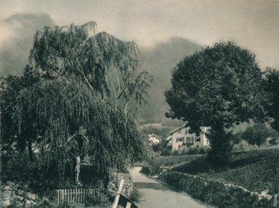 Út a tiroli kastélyhoz, Merano, Dél-Tirol, Olaszország, 1927 alkotó: Eugen Poppel