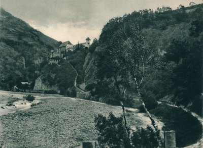 Runkelstein kastély, Bolzano, Dél-Tirol, Olaszország, 1927 alkotó: Eugen Poppel