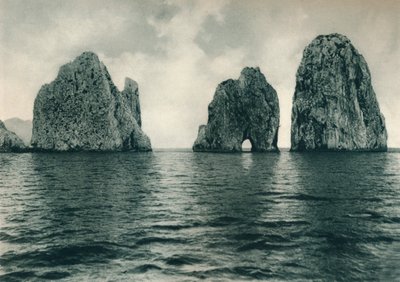 A Faraglioni, Capri, Olaszország, 1927 alkotó: Eugen Poppel
