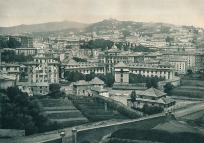 Genova látképe, Olaszország, 1927 alkotó: Eugen Poppel