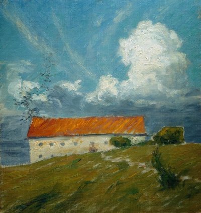 A régi kastély, Sketch alkotó: Eugen Prinz von Schweden