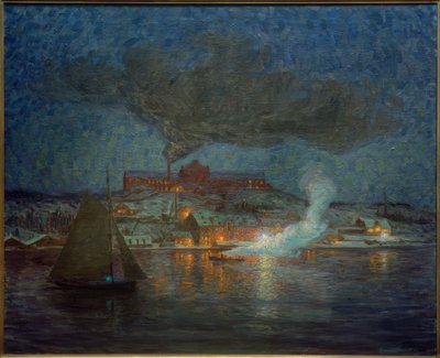 Ölfabrik in Rökar alkotó: Eugen Prinz von Schweden