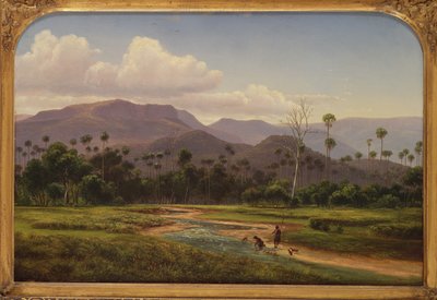 Hegyi táj Jamboroo közelében, Victoria államban, 19. század alkotó: Eugen von Guerard