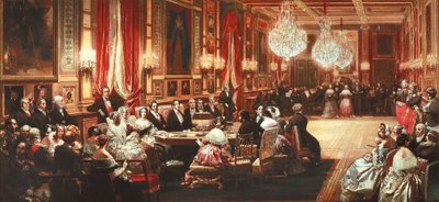Franciaország, Versailles, koncert Viktória brit királynő tiszteletére a Chateau d
