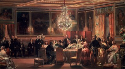 Fogadás Viktória királynő tiszteletére a Chateau d