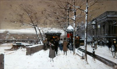 Szajna rakpart alkotó: Eugene Galien Laloue