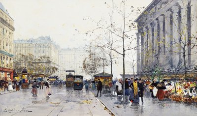 Madeleine, Párizs alkotó: Eugene Galien Laloue