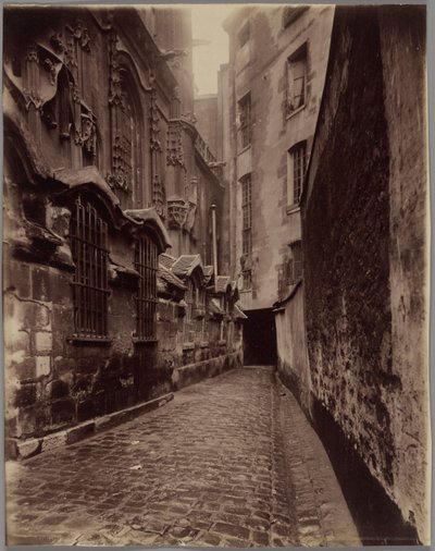 A Saint-Gervais-Saint-Protais egykori csontháza, rue François Miron alkotó: Eugène Atget