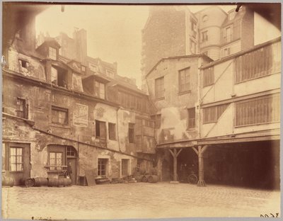 Fehér Ló fogadó, Mazet utca 5. alkotó: Eugène Atget