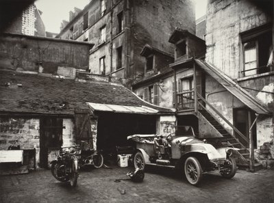Udvar, Rue de Valence alkotó: Eugène Atget