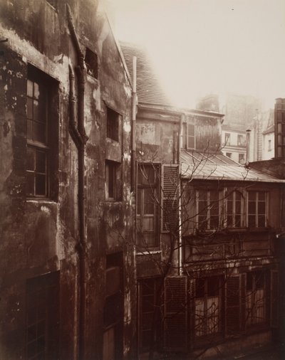 Udvar Rouenban alkotó: Eugène Atget