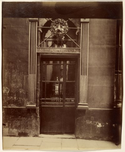 Cégér, rue Notre-Dame de Bonne Nouvelle alkotó: Eugène Atget