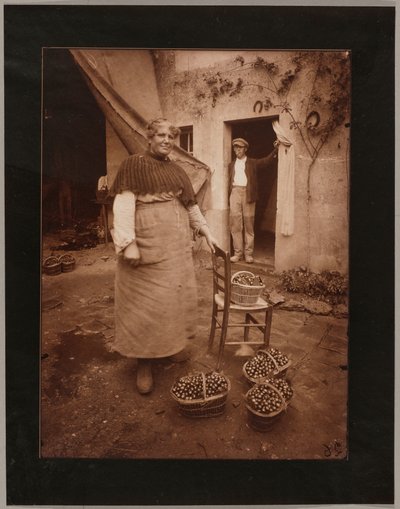 Nő Verrières-ből alkotó: Eugène Atget