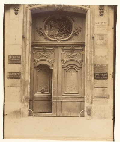 Hôtel Bergeret, Béranger utca alkotó: Eugène Atget